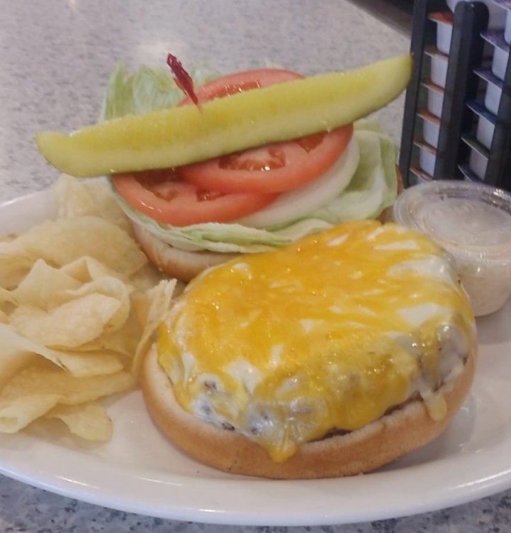 Order Cheeseburger food online from New Silver Spring Diner store, Mechanicsburg on bringmethat.com