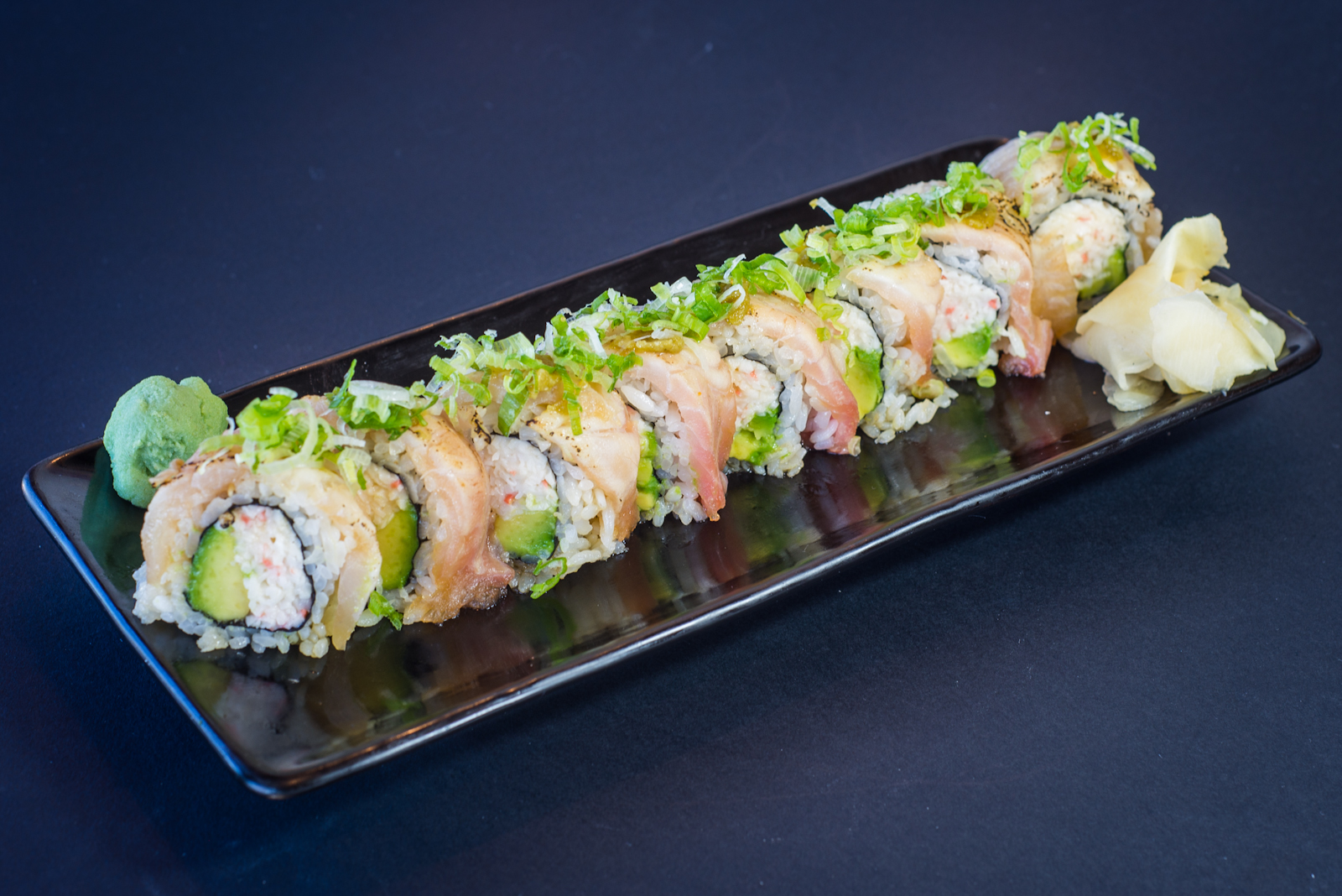Order Aburi White Fish Roll food online from California Roll Factory store, Los Angeles on bringmethat.com