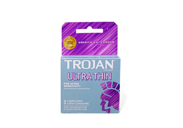 Order Trojan Condom Ultra Thin 3 count food online from Wawa 211 store, Philadelphia on bringmethat.com