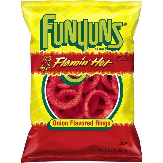 Order Funyuns · Flamin' Hot Onion Flavored Ring (6 oz) food online from Mesa Liquor store, Mesa on bringmethat.com