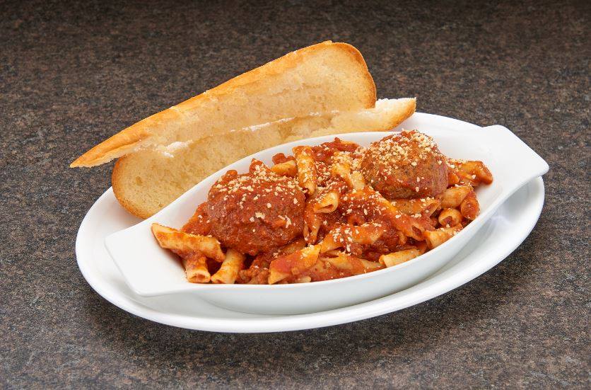 Order Mostaccioli with Meatballs Pasta food online from Imo's Pizza store, High Ridge on bringmethat.com