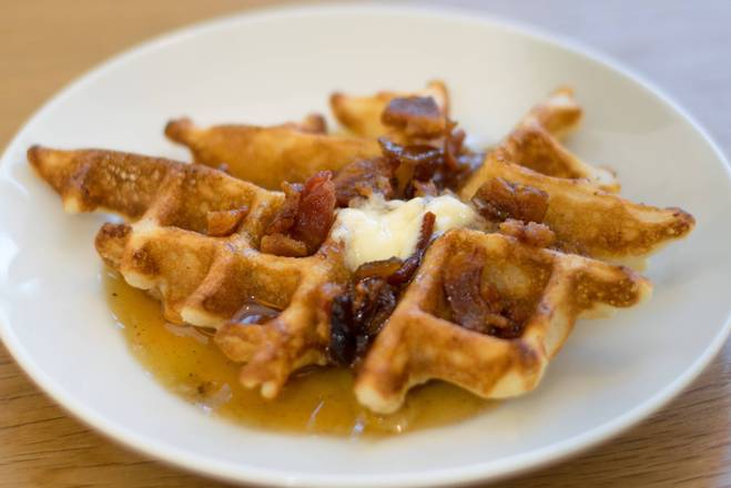Order Mini Bacon Waffle food online from The Nest: Tambien store, Bellflower on bringmethat.com