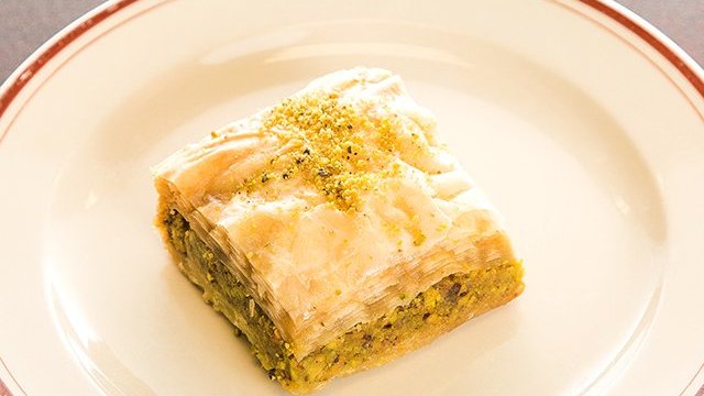 Order Baklava with Pistachio food online from Georges Gyros store, Mesa on bringmethat.com