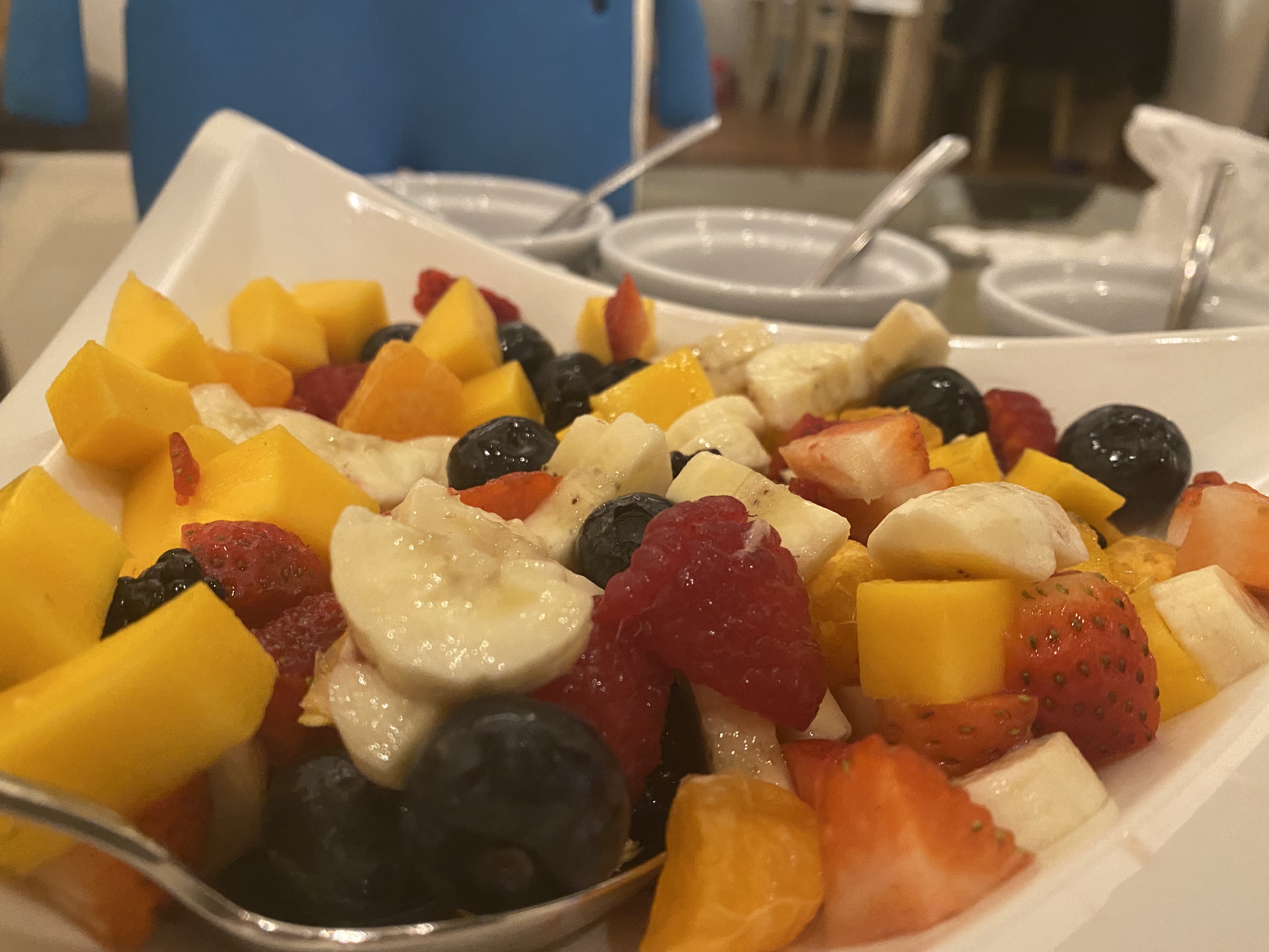 Order Fruit Salad with Yogurt food online from Family Cafe store, Beaverton on bringmethat.com
