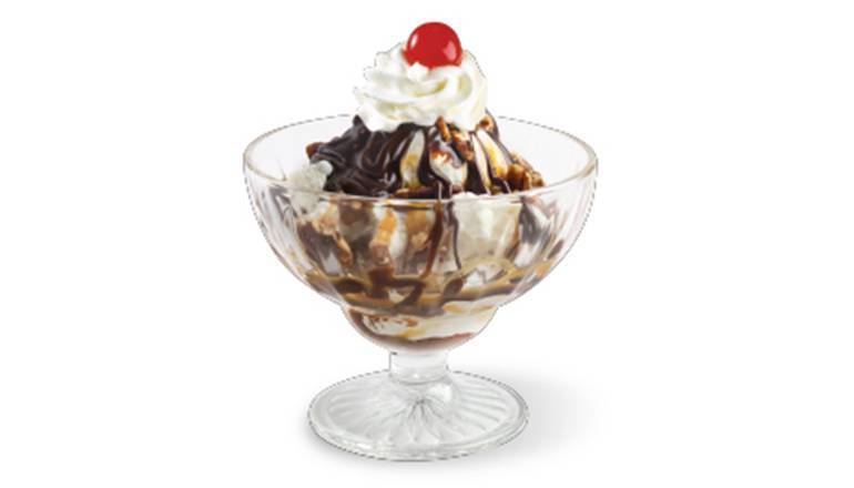 Order Turtle Sundae food online from Oberweis Dairy store, Naperville on bringmethat.com