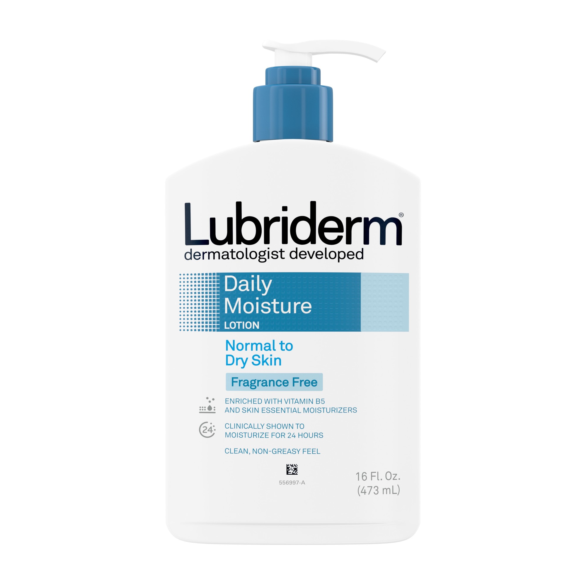 Order Lubriderm Daily Moisture Body Lotion - Fragrance-Free, 16 fl oz food online from Rite Aid store, MILLER PLACE on bringmethat.com