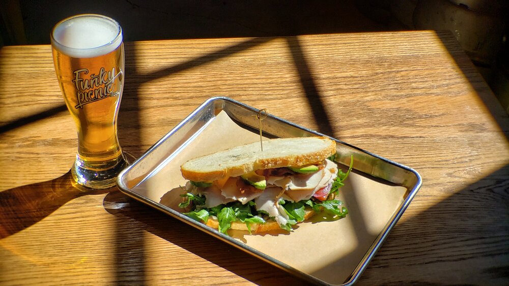 Order The TABC Sandwich food online from Funky Picnic Brewery & Cafe store, Fort Worth on bringmethat.com