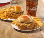 Order XL Chicken Sandwich Combo food online from Church Chicken store, San Antonio on bringmethat.com
