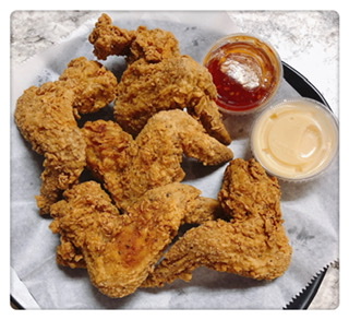 Order 5 Pcs Crispy Chicken  Whole Wings food online from Chicken Lit store, Naperville on bringmethat.com