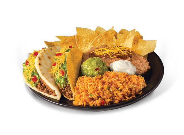 Order Beef Muchaco Platter food online from Taco Bueno store, Oklahoma City on bringmethat.com