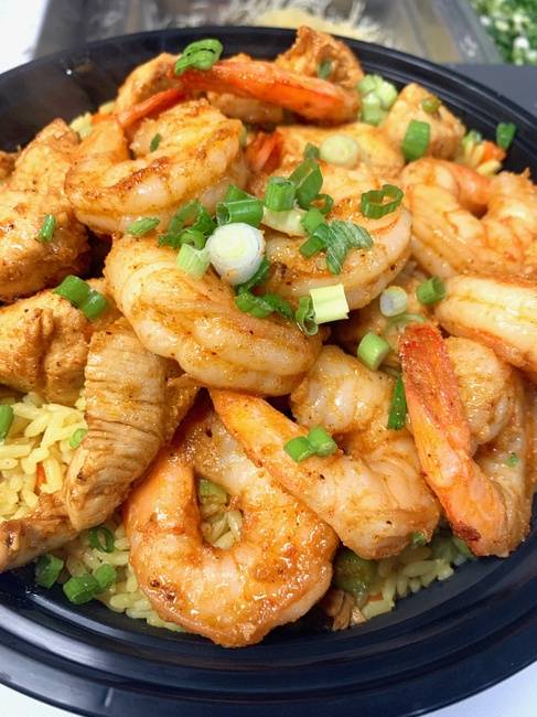 Order *Shrimp & Chicken Bowl food online from Bailey Seafood store, Buffalo on bringmethat.com