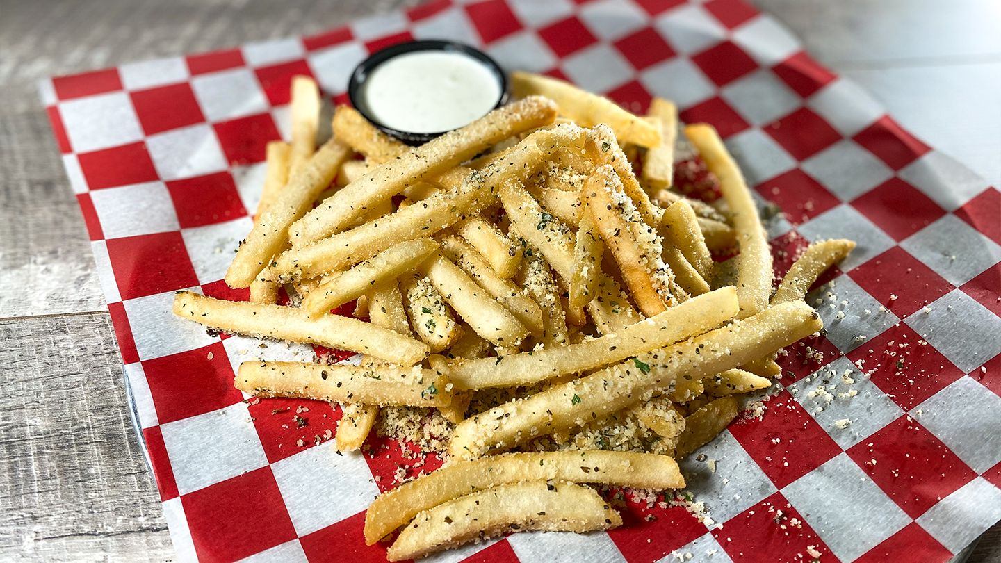 Order Parmesan Fries food online from Parry Pizzeria & Bar store, Englewood on bringmethat.com