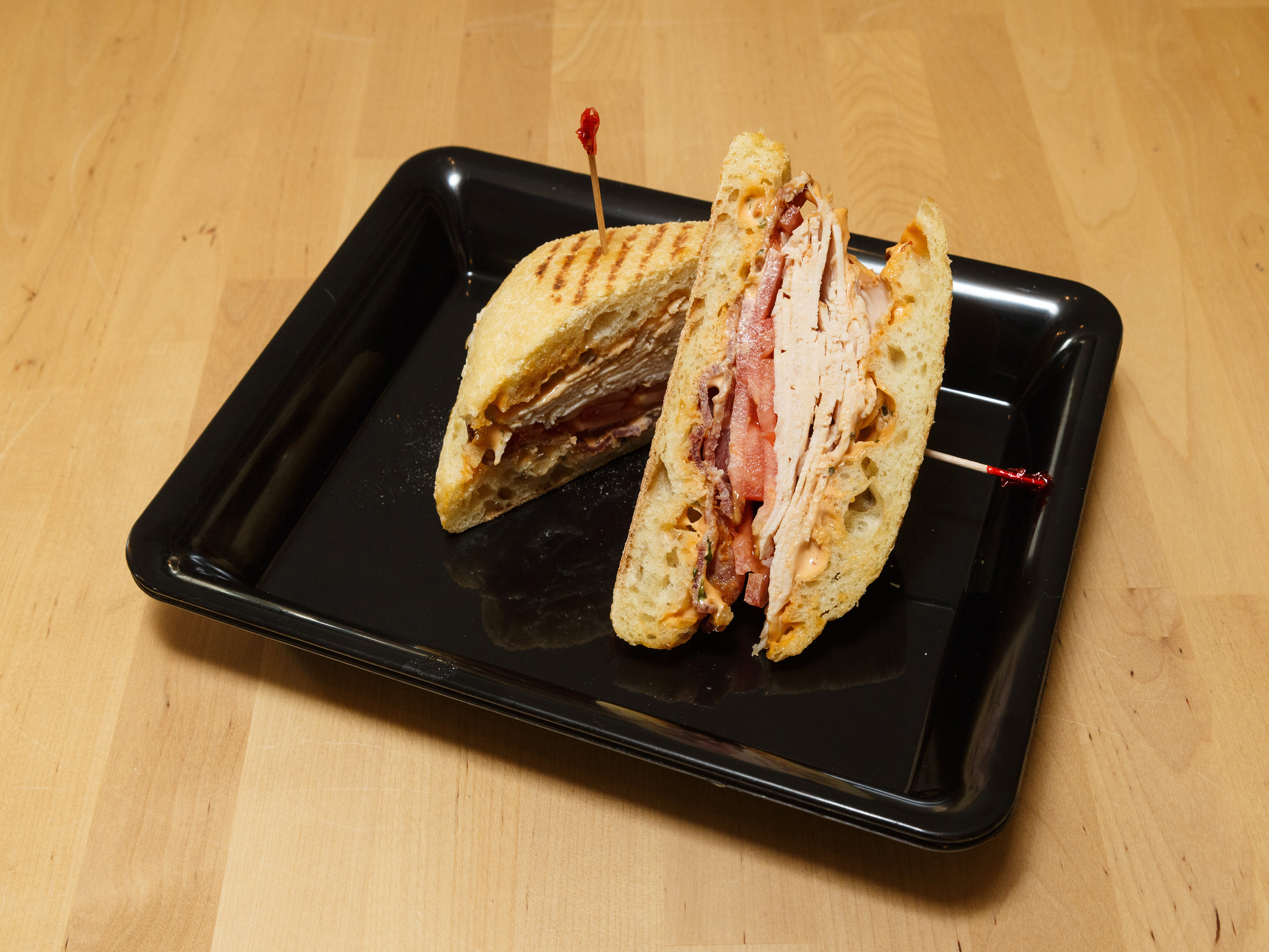 Order Chicken Club Sandwich food online from Feast On Brilliant store, Pittsburgh on bringmethat.com