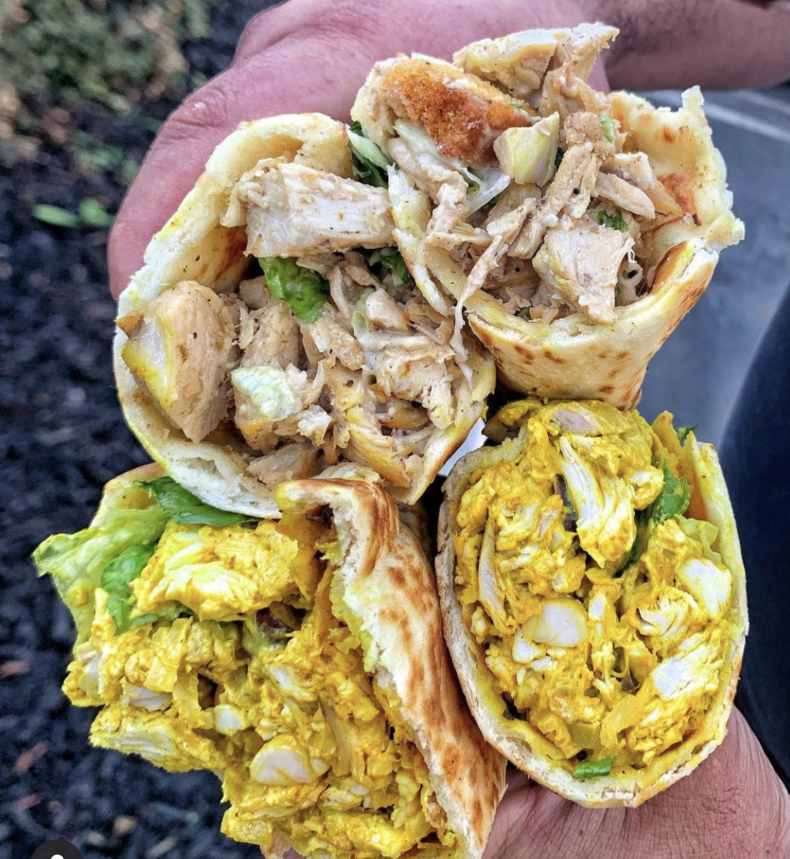Order Curry Chicken Wrap food online from The Chicken Koop store, Whittier on bringmethat.com