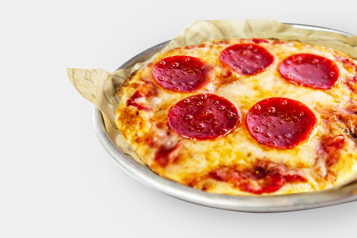 Order Bambino 1 Topping (7") food online from Pieology store, Escondido on bringmethat.com