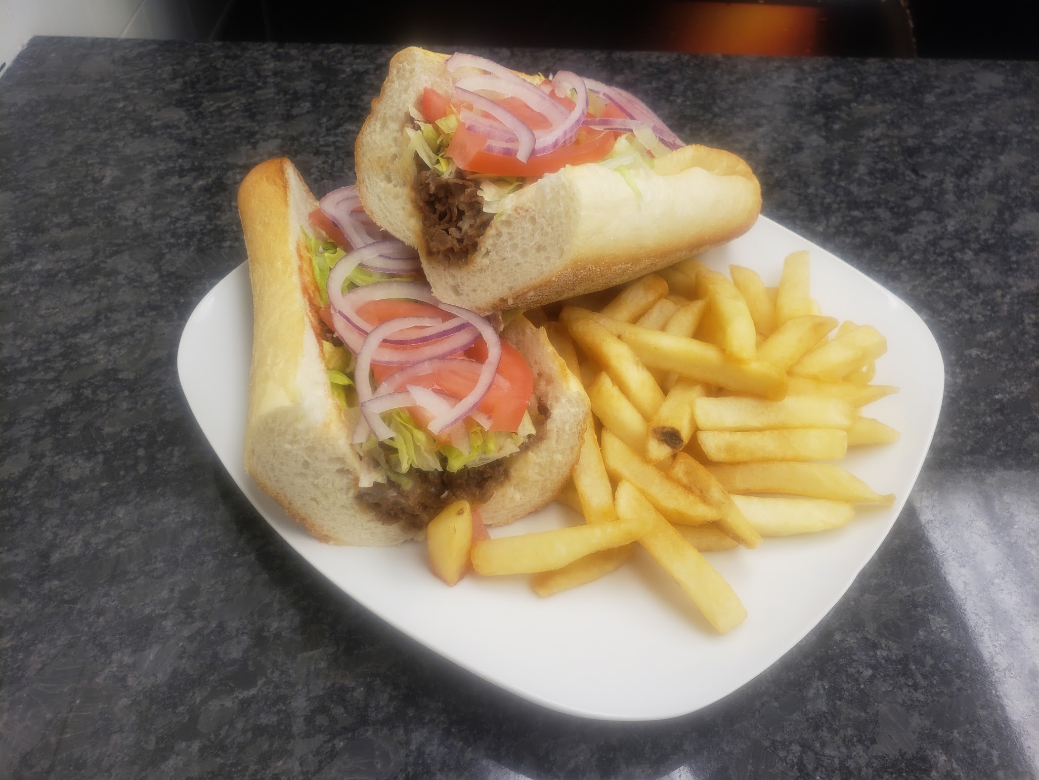 Order Steak Hoagie food online from Amigos Pizza And Restaurant store, Cheltenham Township on bringmethat.com
