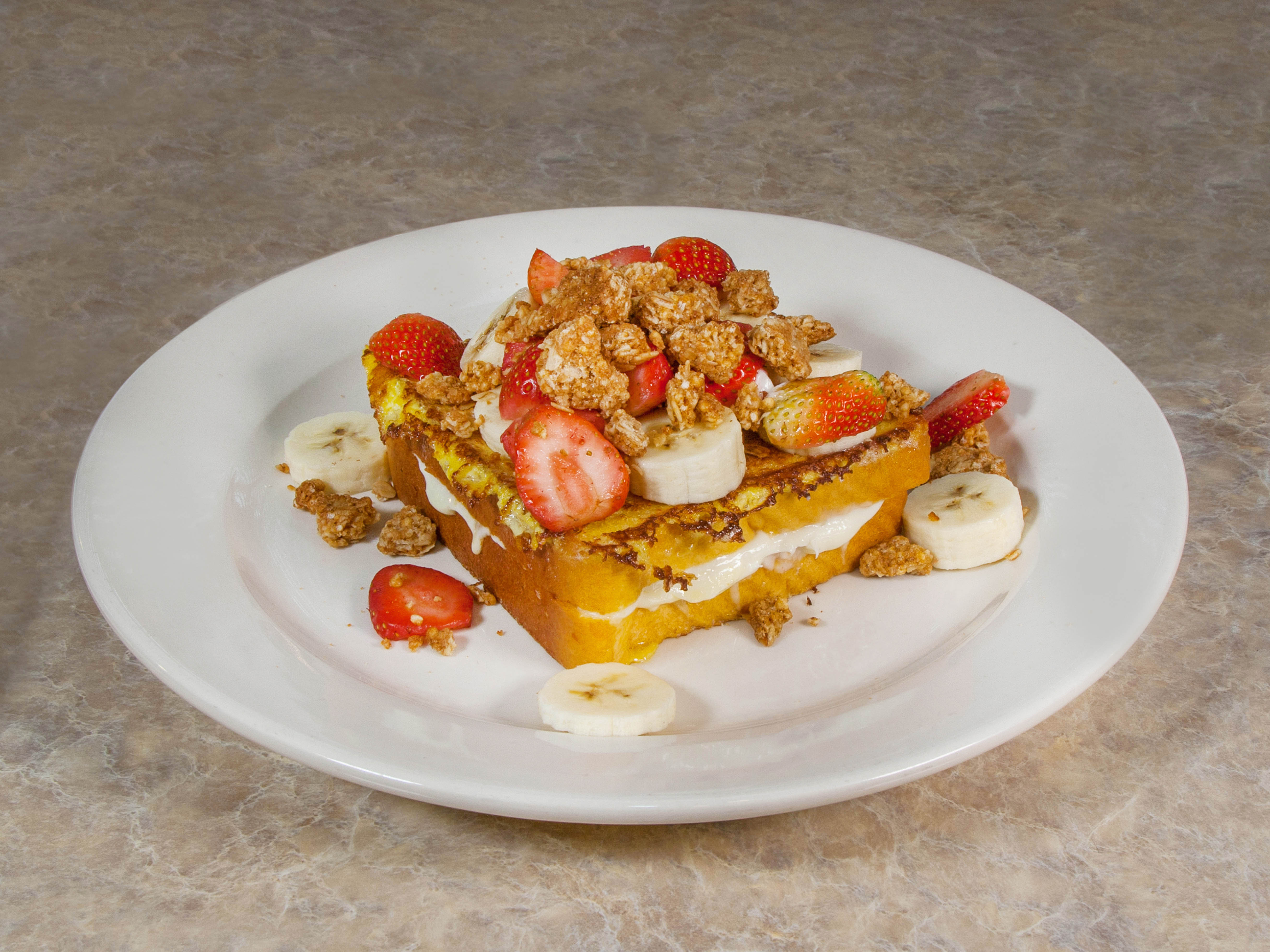 Order West Coast French Toast food online from Omega Restaurant store, Downers Grove on bringmethat.com
