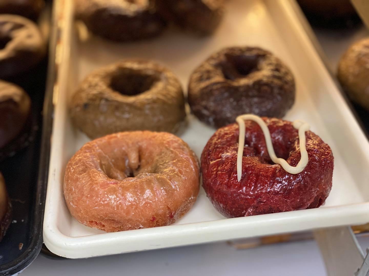 Order 6 Regular Donuts food online from Cafe Donuts store, Champlin on bringmethat.com