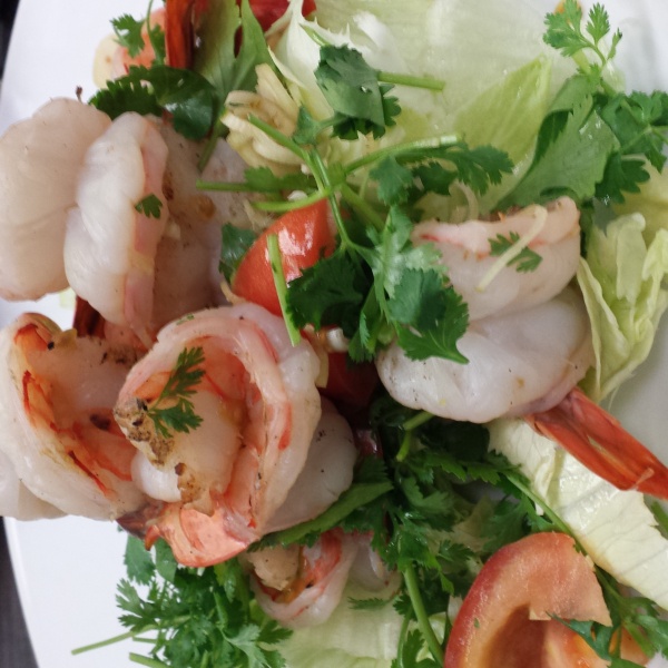 Order 34. Shrimp Salad Thai Style food online from Jasmine Thai Noodle & BBQ store, Valencia on bringmethat.com
