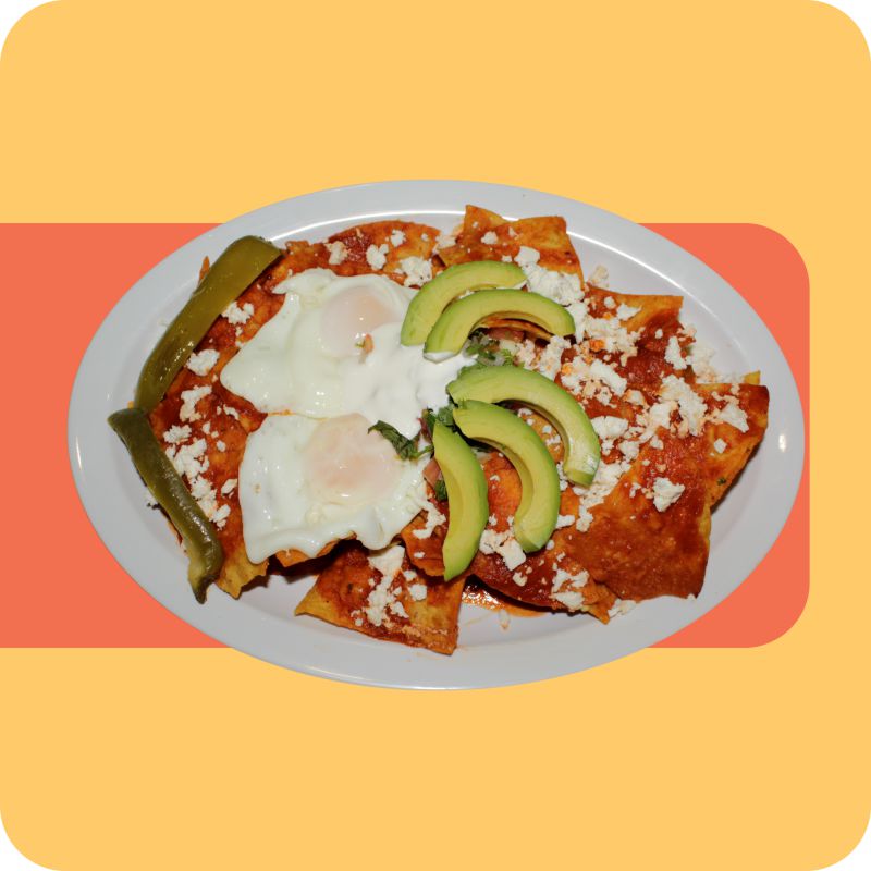 Order Chilaquiles Desayuno food online from El Tikal store, Lynn on bringmethat.com