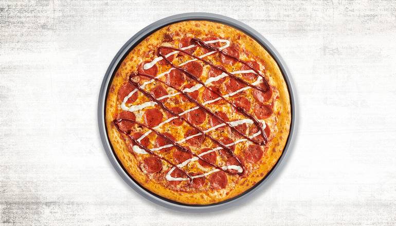 Order CYO Pizza with Choice of Drizzle Duo food online from Pasqually Pizza & Wings P595 store, Ft Worth on bringmethat.com