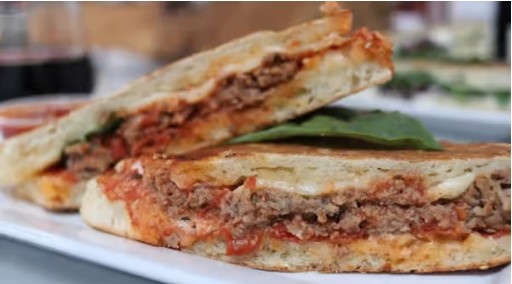 Order Spicy Meatball Panini food online from Wings & Things store, Monterey on bringmethat.com