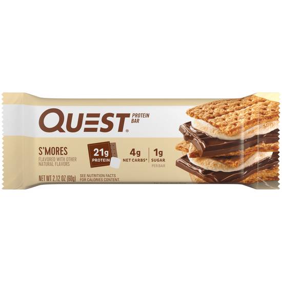 Order Quest Protein Bar - S'Mores food online from IV Deli Mart store, Goleta on bringmethat.com