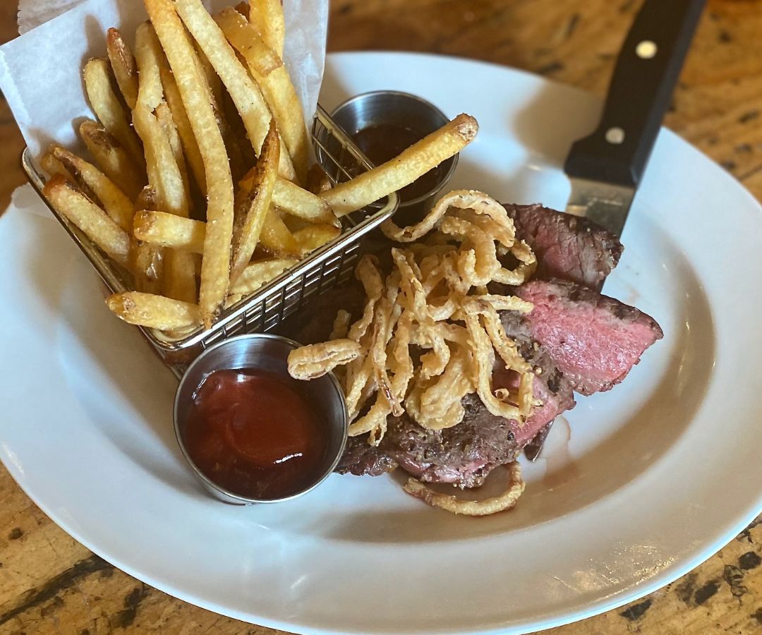 Order Steak Frites food online from Burntwood Tavern store, Canton on bringmethat.com