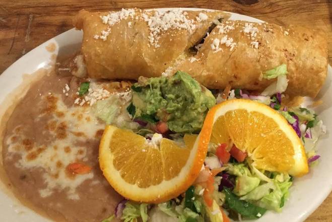 Order Chimichangas Plate food online from La Parrilla store, Azusa on bringmethat.com
