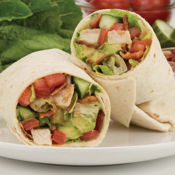 Order California Chicken Wrap food online from Deluxe Diner store, Newark on bringmethat.com