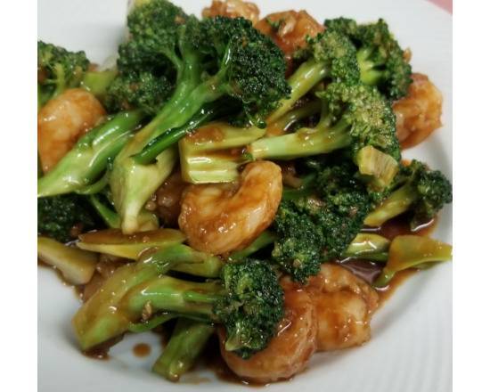 Order Broccoli Shrimp food online from China Garden Restaurant store, Los Angeles on bringmethat.com