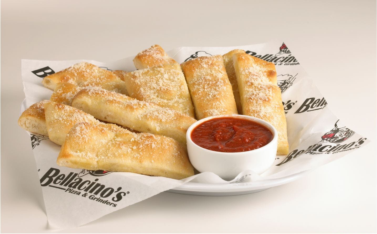 Order Parmesan Sticks - 8 Pieces food online from Bellacino Pizza & Grinders store, South Point on bringmethat.com