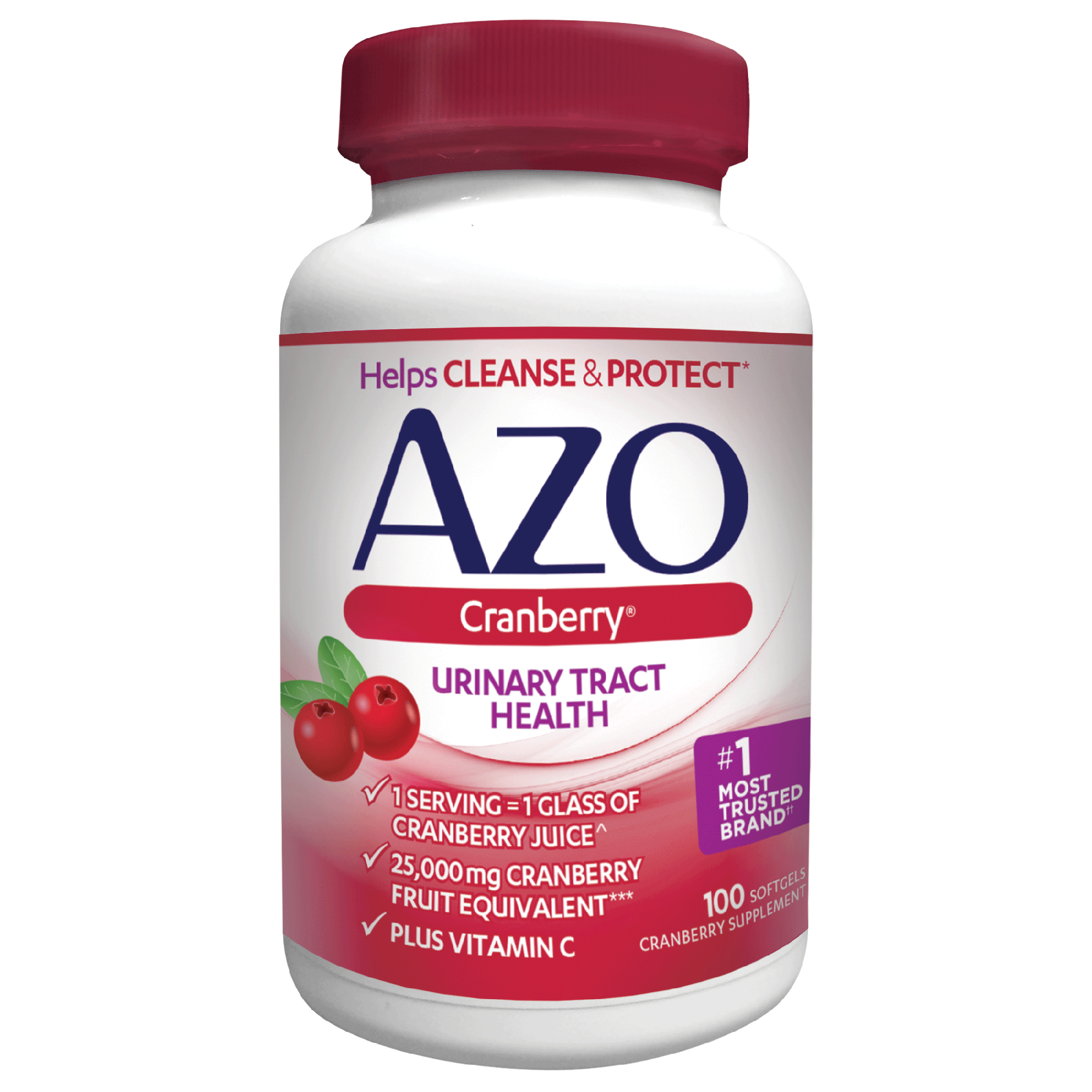 Order Azo Urinary Tract Health Softgels, Cranberry, 100 Count food online from Rite Aid store, MILLER PLACE on bringmethat.com