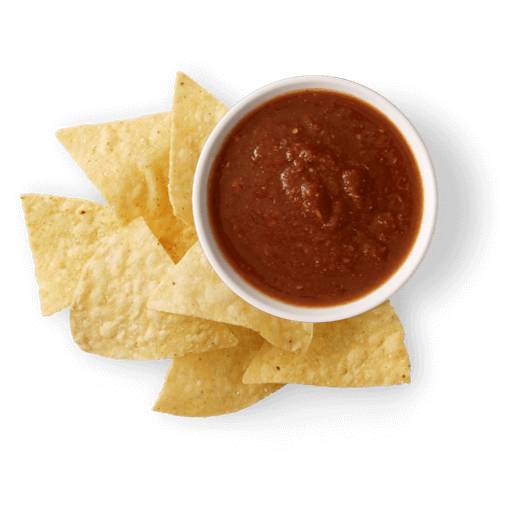Order Chips & Tomatillo-Red Chili Salsa food online from Chipotle Mexican Grill store, Brunswick on bringmethat.com