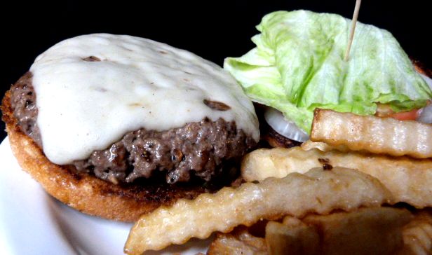 Order Bull Burger food online from Bullfeathers store, Knoxville on bringmethat.com