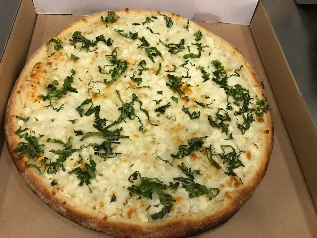Order Five Cheeses Pizza - 14'' (Feeds 2-3 People) food online from New York New York Giant Pizza store, Poway on bringmethat.com