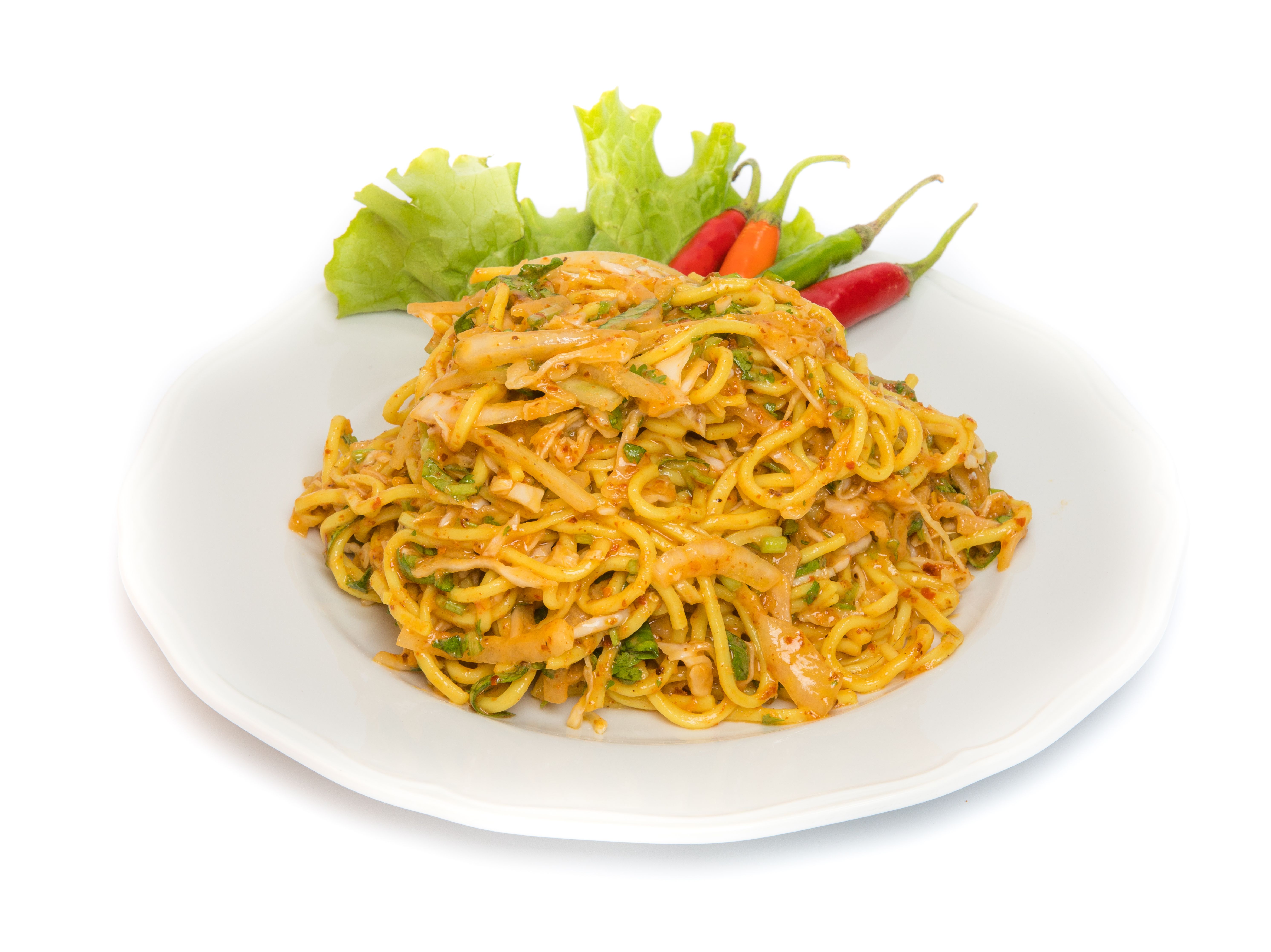 Order (B-6) Khau Swe Thoke(Noodle Salad) food online from Jasmine Market store, Culver City on bringmethat.com