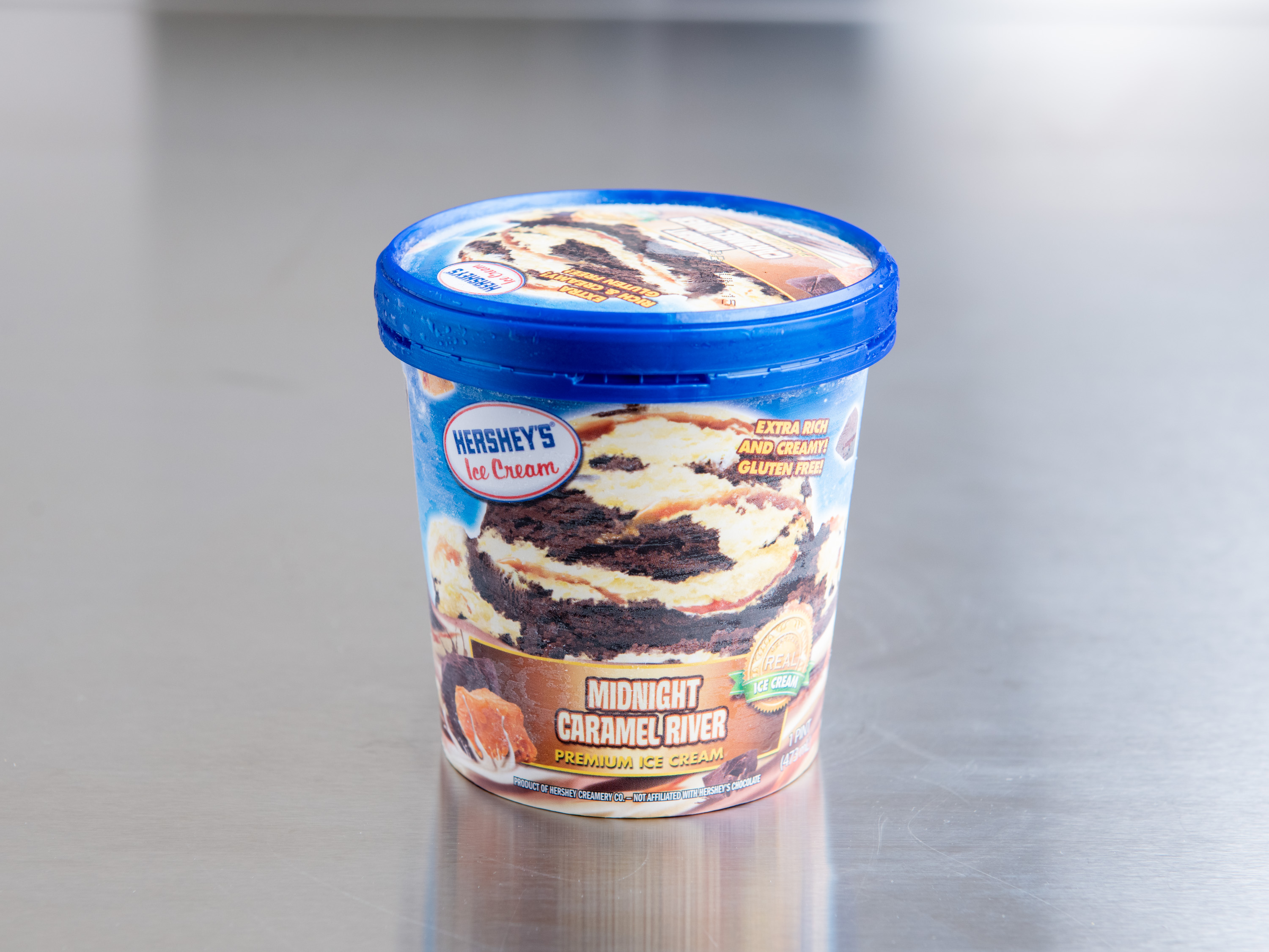 Order Hershey’s Midnight Caramel Pint food online from Southern Ice Cream Corp store, Stafford on bringmethat.com