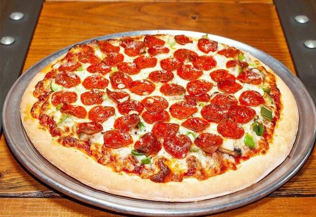 Order Meat Lovers Pizza food online from Paisans Pizzeria & Bar store, Chicago on bringmethat.com