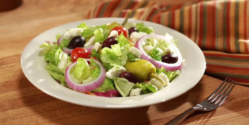 Order Greek Salad - Small food online from Johnny's New York Style Pizza store, Loganville on bringmethat.com