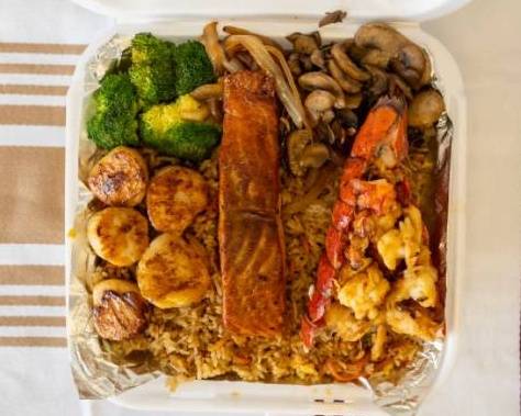 Order Seafood Double food online from Yoshi Hibachi Grille store, Harper Woods on bringmethat.com