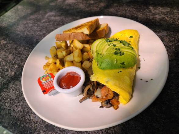Order California Veggie Omelet food online from Greenlake Grill store, Seattle on bringmethat.com