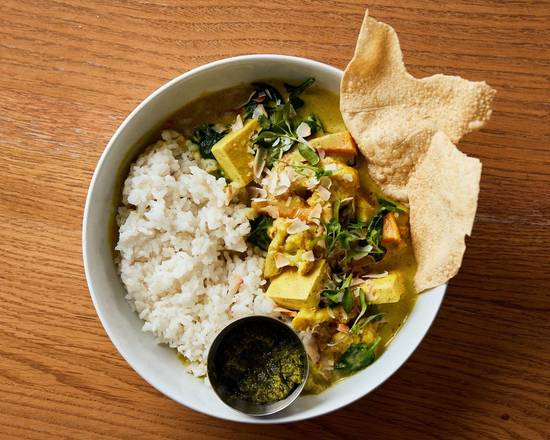 Order Yellow Coconut Curry food online from Basic Kitchen store, Charleston on bringmethat.com