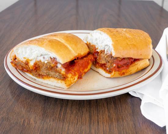Order Meatball Sandwich food online from Roger Deli store, Mountain View on bringmethat.com