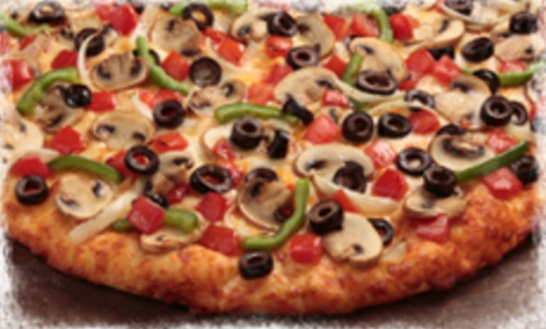 Order Guinevere's Garden Delight Pizza food online from Round Table Pizza #407 store, Concord on bringmethat.com