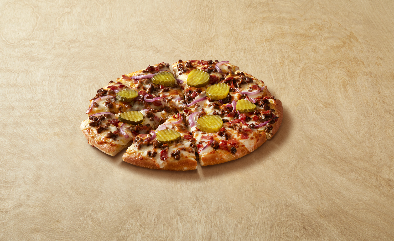 Order Bacon Cheeseburger Pizza food online from Pizza Inn store, Mesquite on bringmethat.com