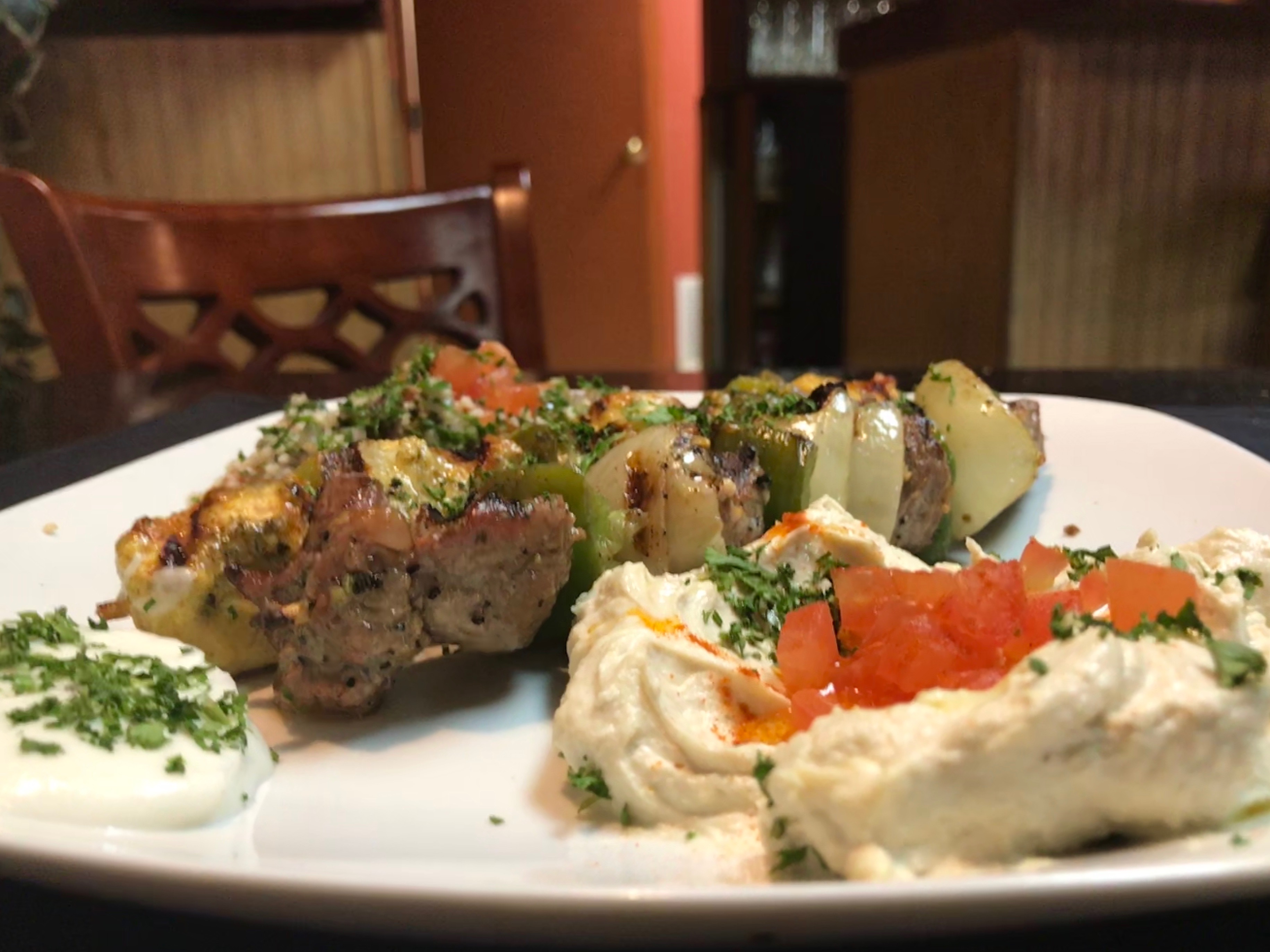 Order Any (2) Lebanese Kabob Combo food online from House Of Kabob store, Denver on bringmethat.com