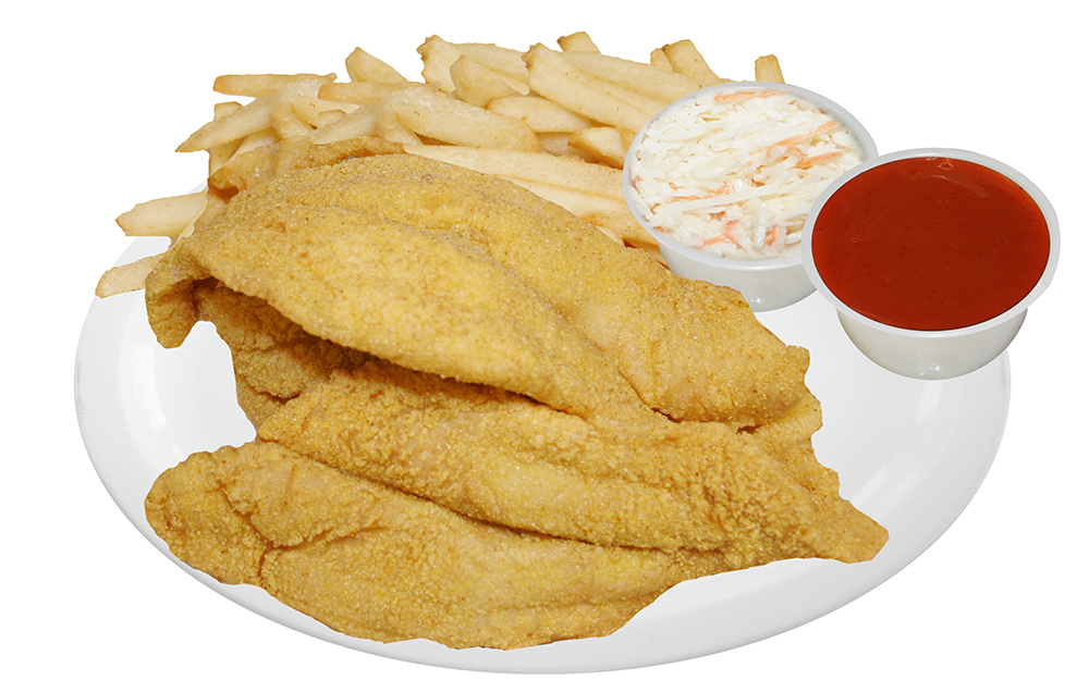 Order Fried Founder Fish Platter food online from Sharks Fish and Chicken store, Baltimore on bringmethat.com