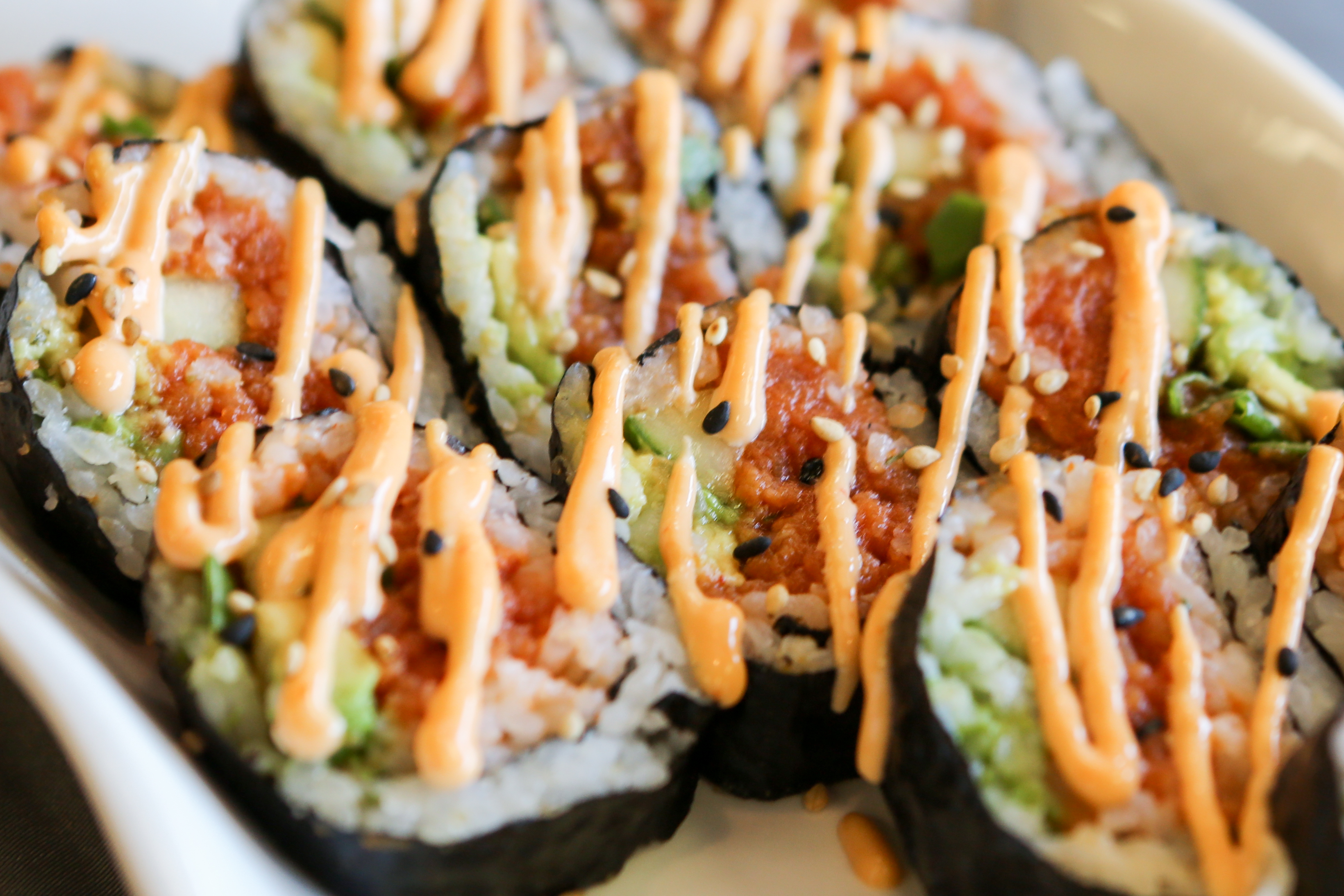 Order Wicked Spicy Tuna Roll food online from Sushi Boss store, Indianapolis on bringmethat.com