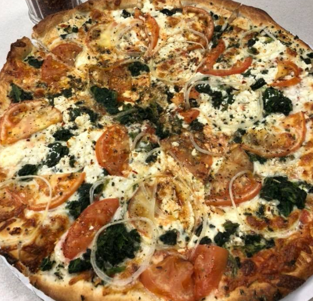 Order 12. Athenian Special Pizza food online from Andreas Pizza store, Woburn on bringmethat.com